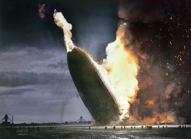 The Hindenburg Disaster, 1937.