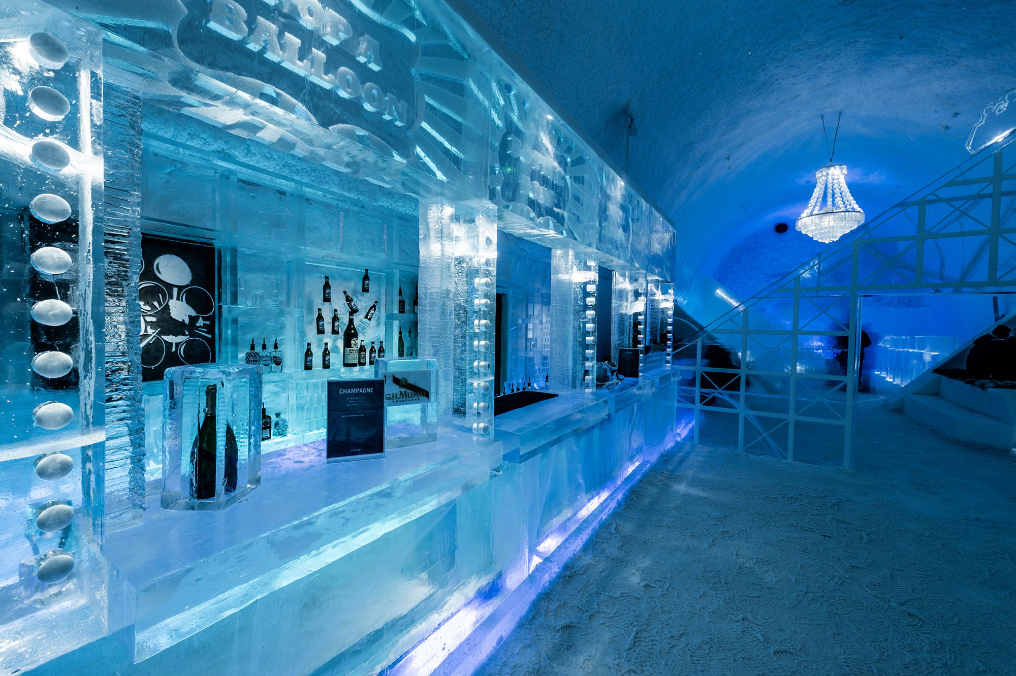 There’s a hotel made entirely of ice in Sweden
