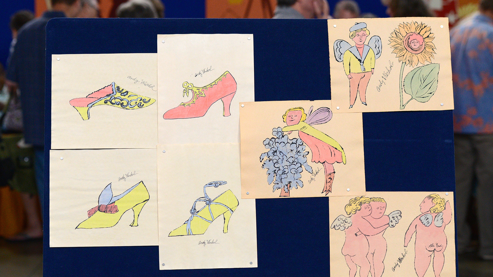 Andy Warhol hand colored litographs