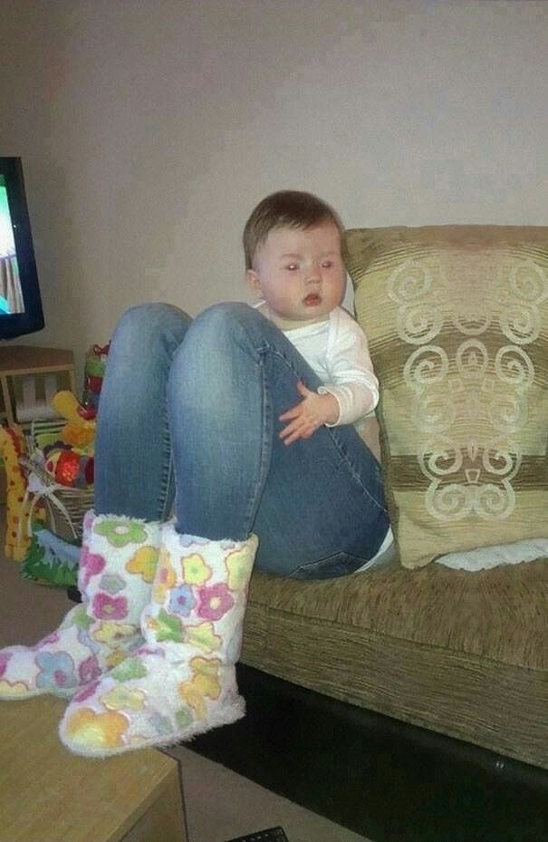 Legs for Days… Just Not Baby’s