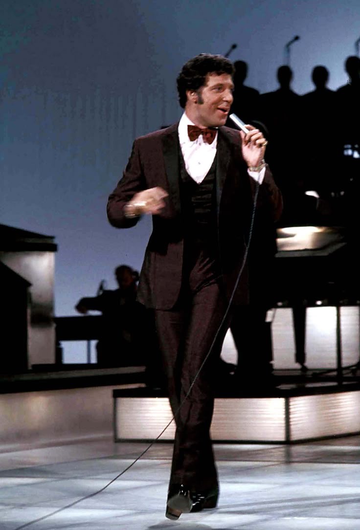 He didn’t walk onto the stage, he arrived.