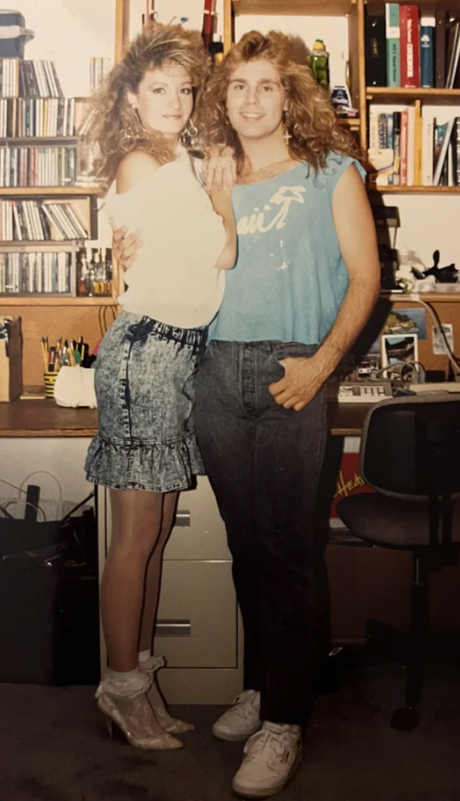 80s Couple: Big Hair, Bigger Love