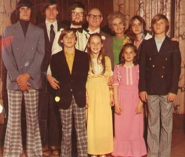 Your typical 70s family portrait.