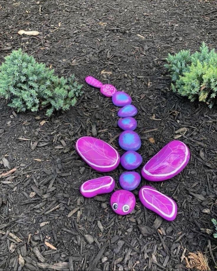 Butterfly Made Entirely of Rocks? Yup.