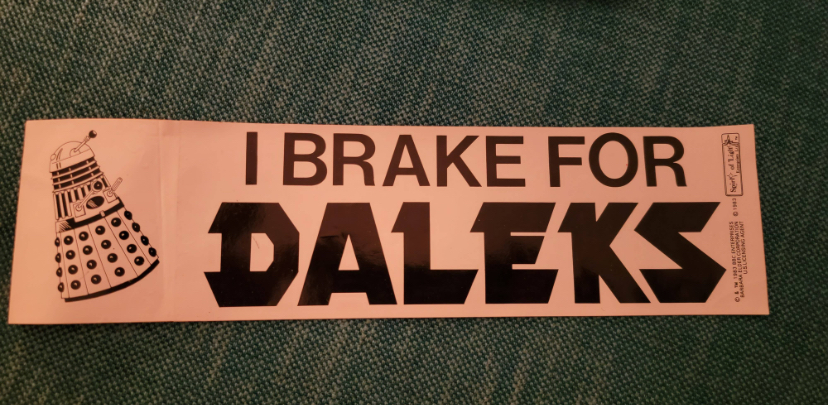 I Brake for Daleks
