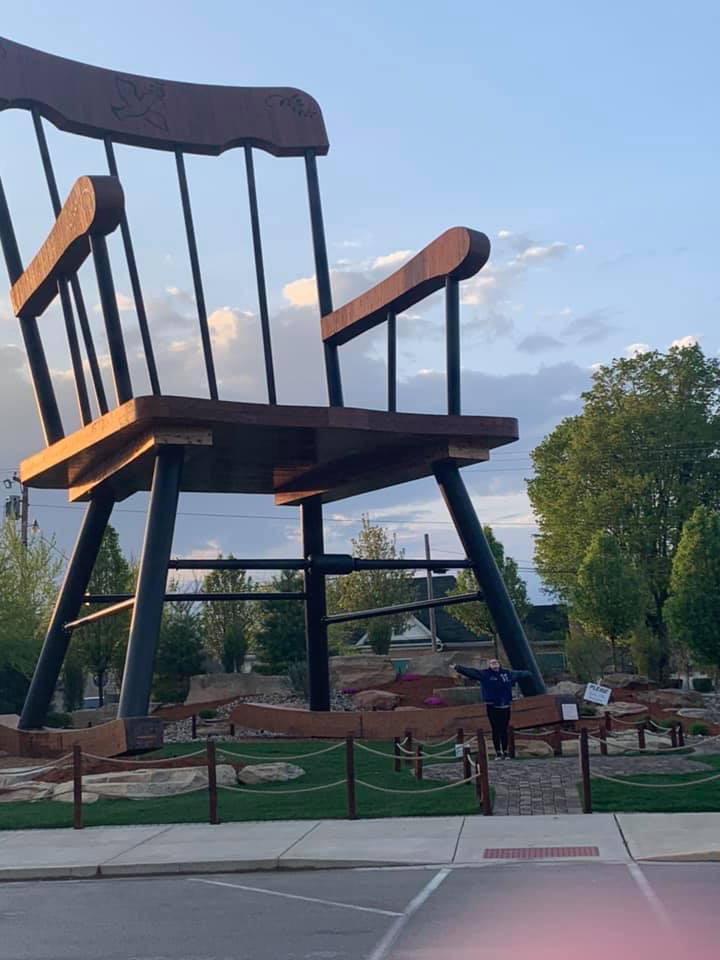 Sit back, but you'll need a ladder.