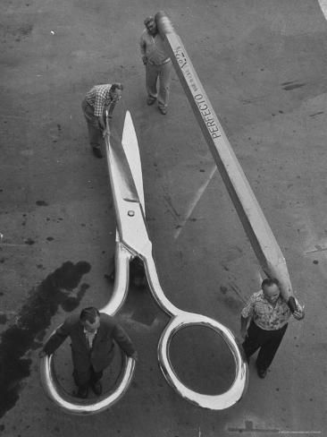 Cutting right through every problem.