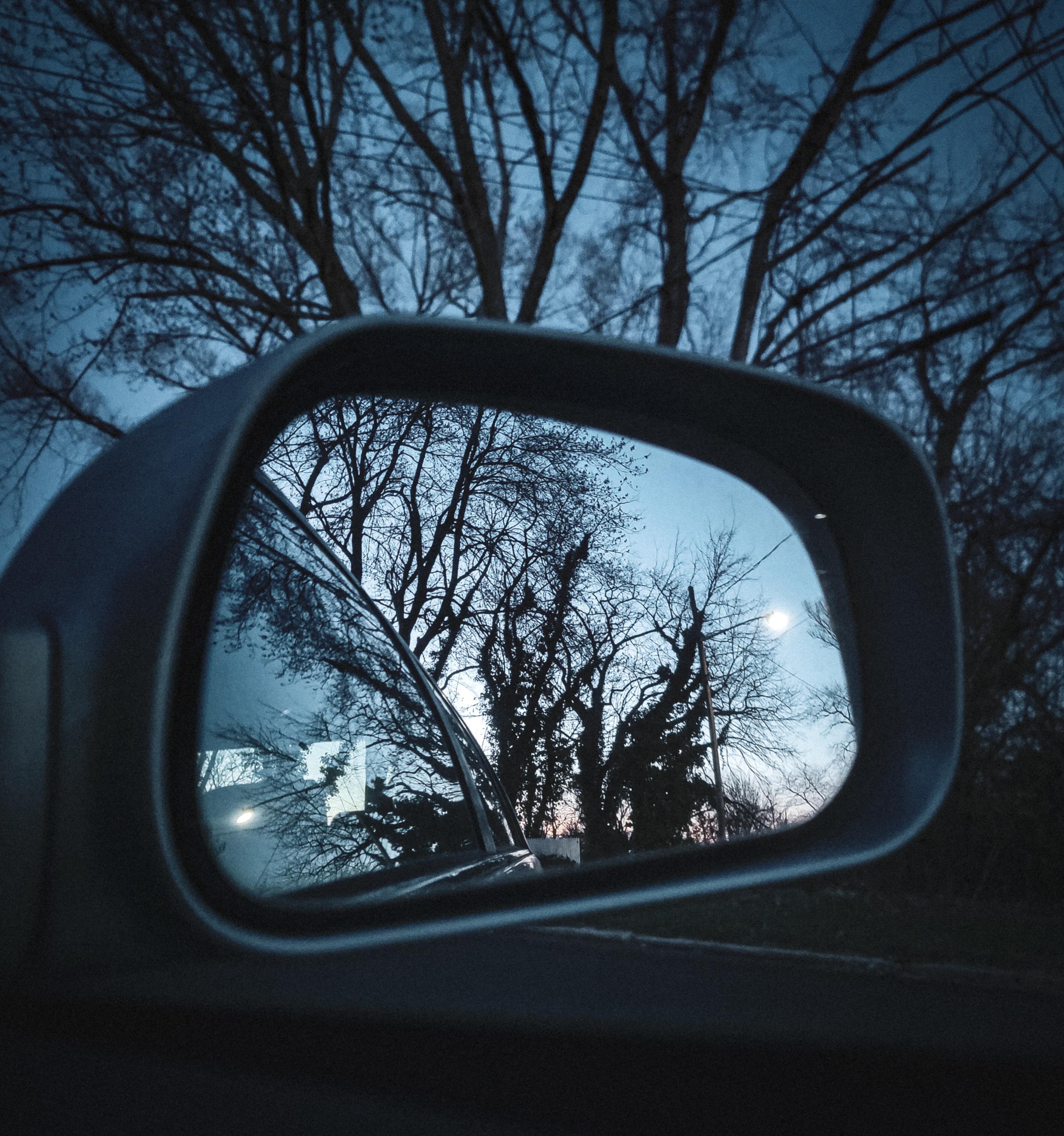 Twilight memories in the rear‑view.
