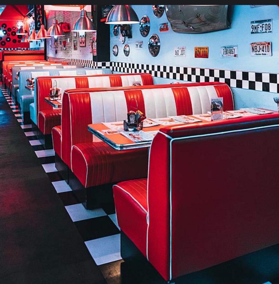 Jukebox dreams and cherry booths.