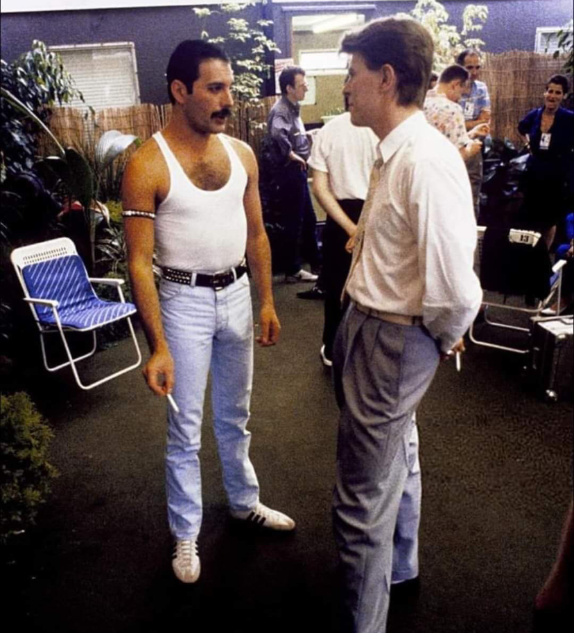 Freddie Mercury and David Bowie - Live Aid, July 13, 1985