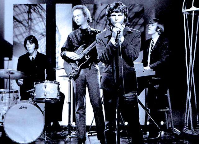 The Doors playing in the U.S in the 60s