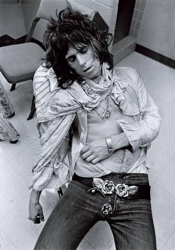 Keith Richards, Asleep in Full Battle Gear