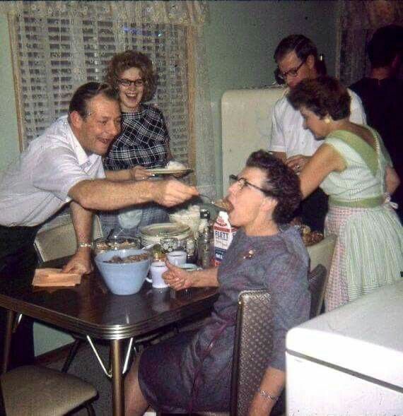 Grandpa Fed Grandma and We All Looked Away