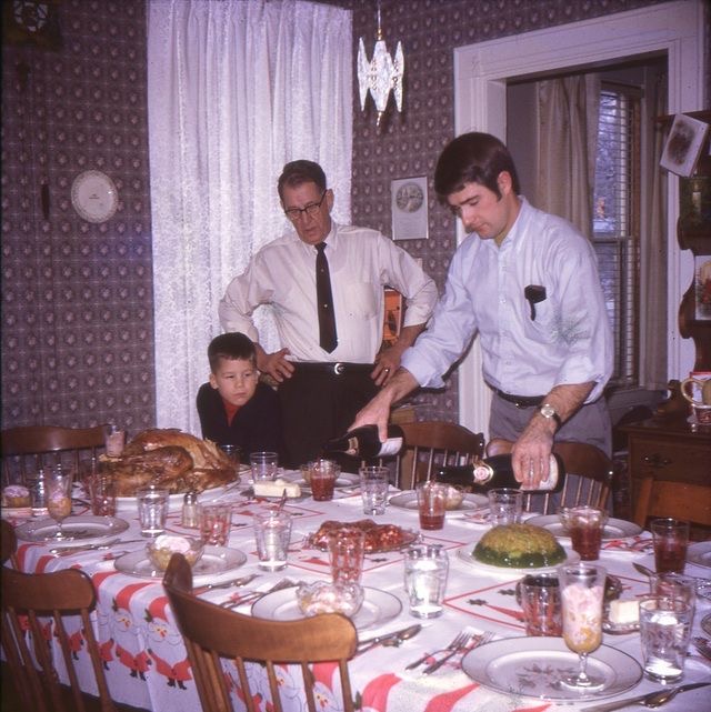 Men Set the Table... Once