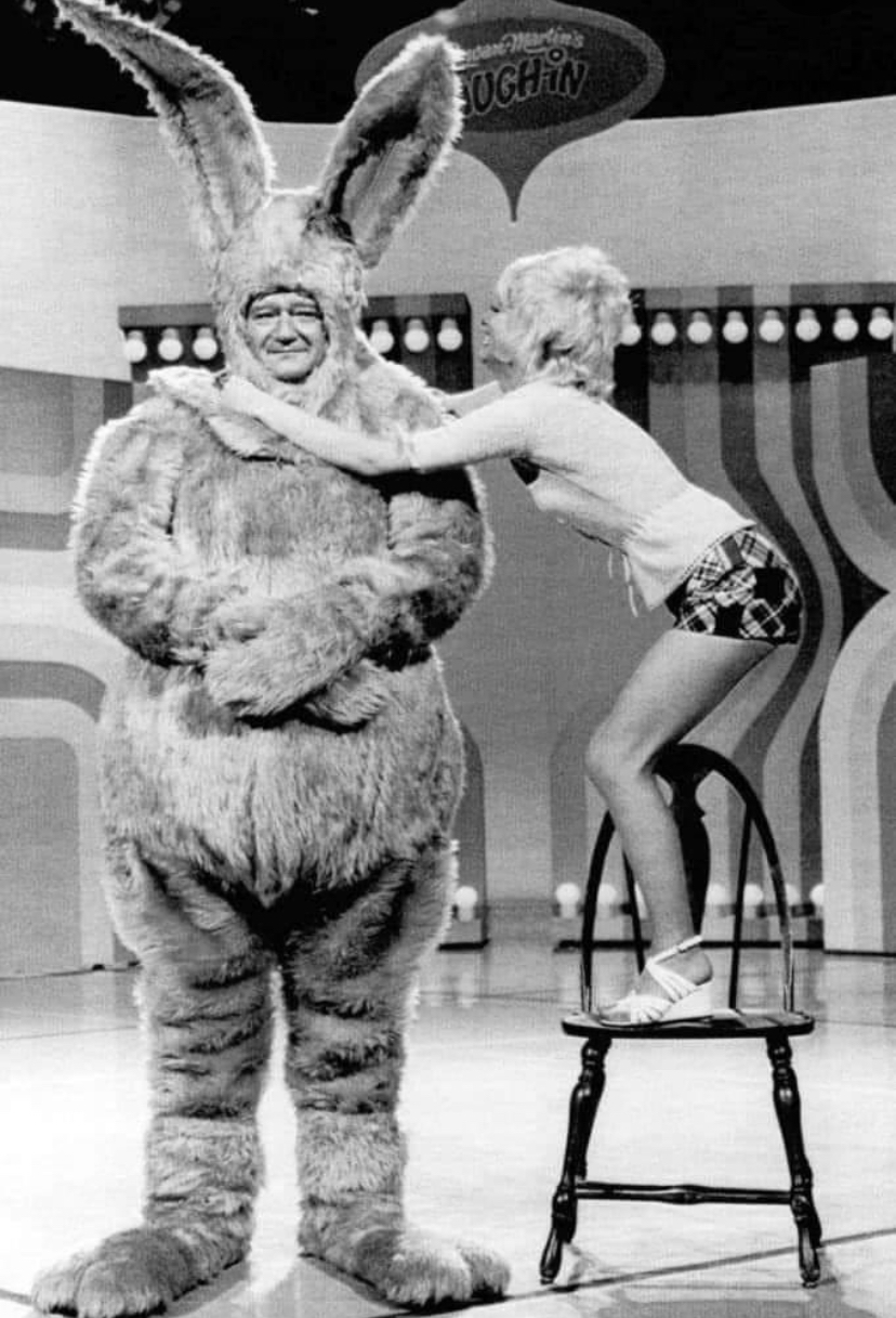 John Wayne in a Bunny Suit: Because Easter Needed a Little Grit