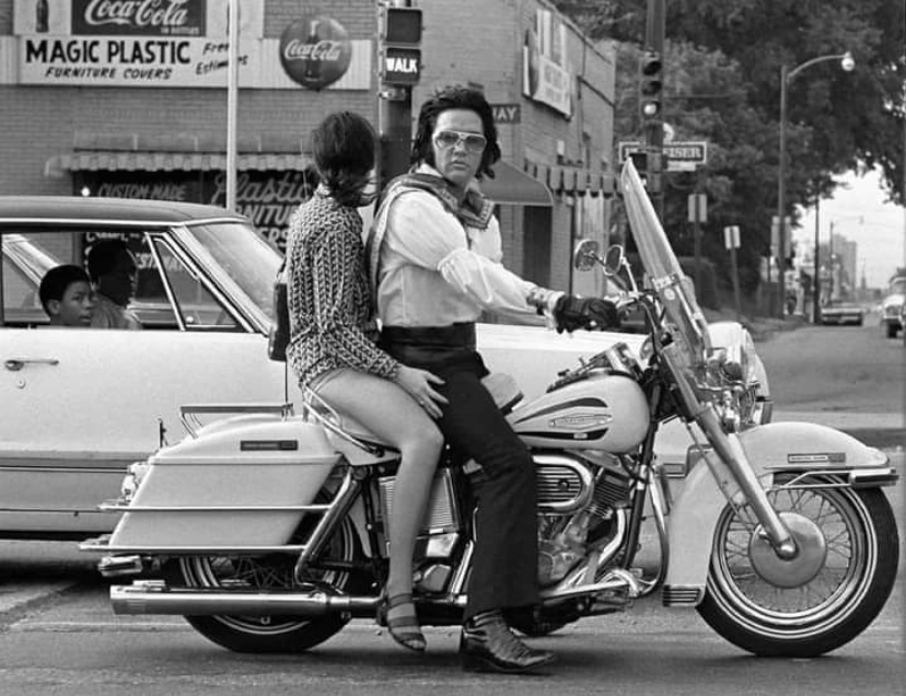 Elvis on His Harley: Because the King Didn’t Just Ride... He Roared