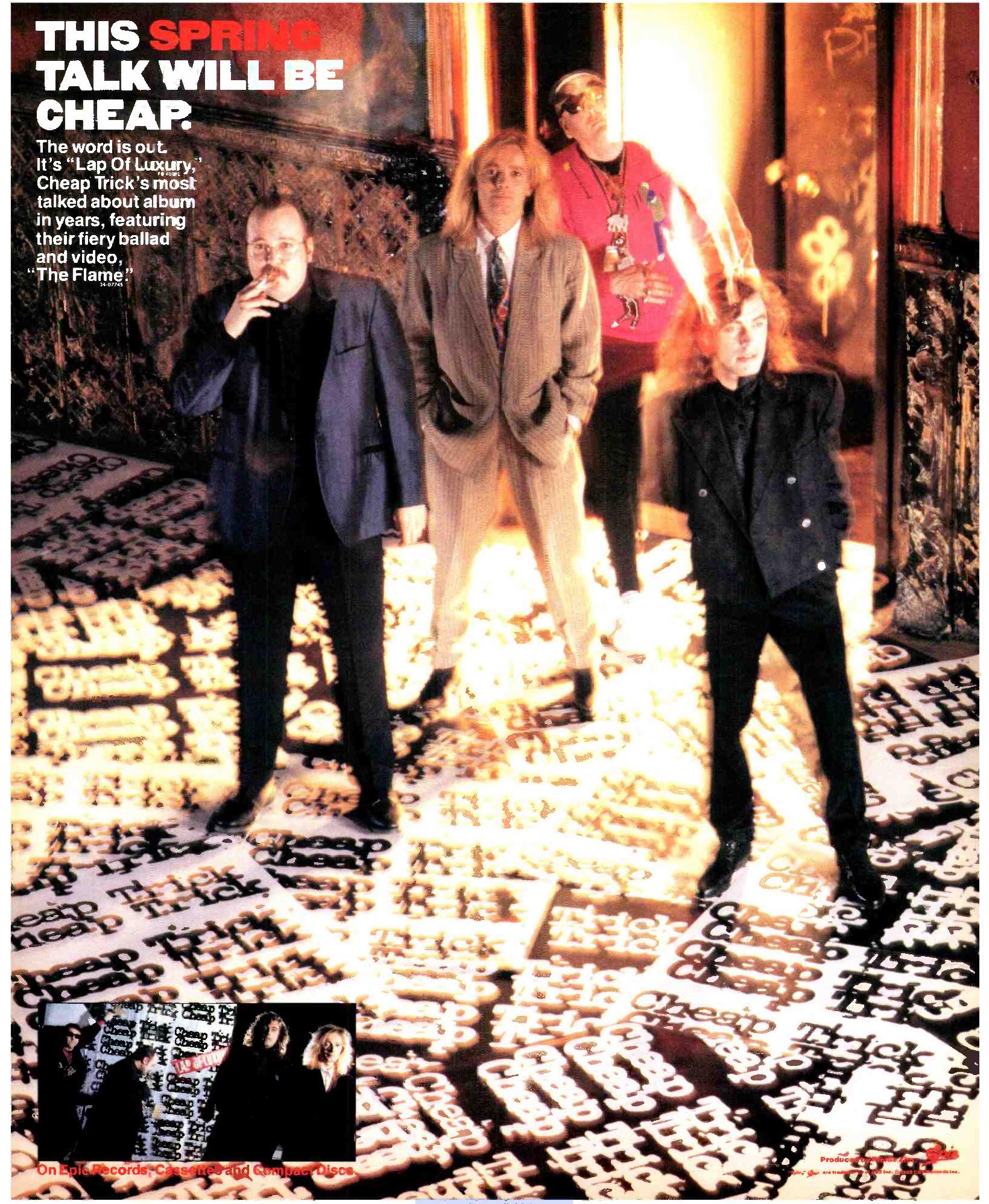 Promoting "Lap of Luxury" in 1988.