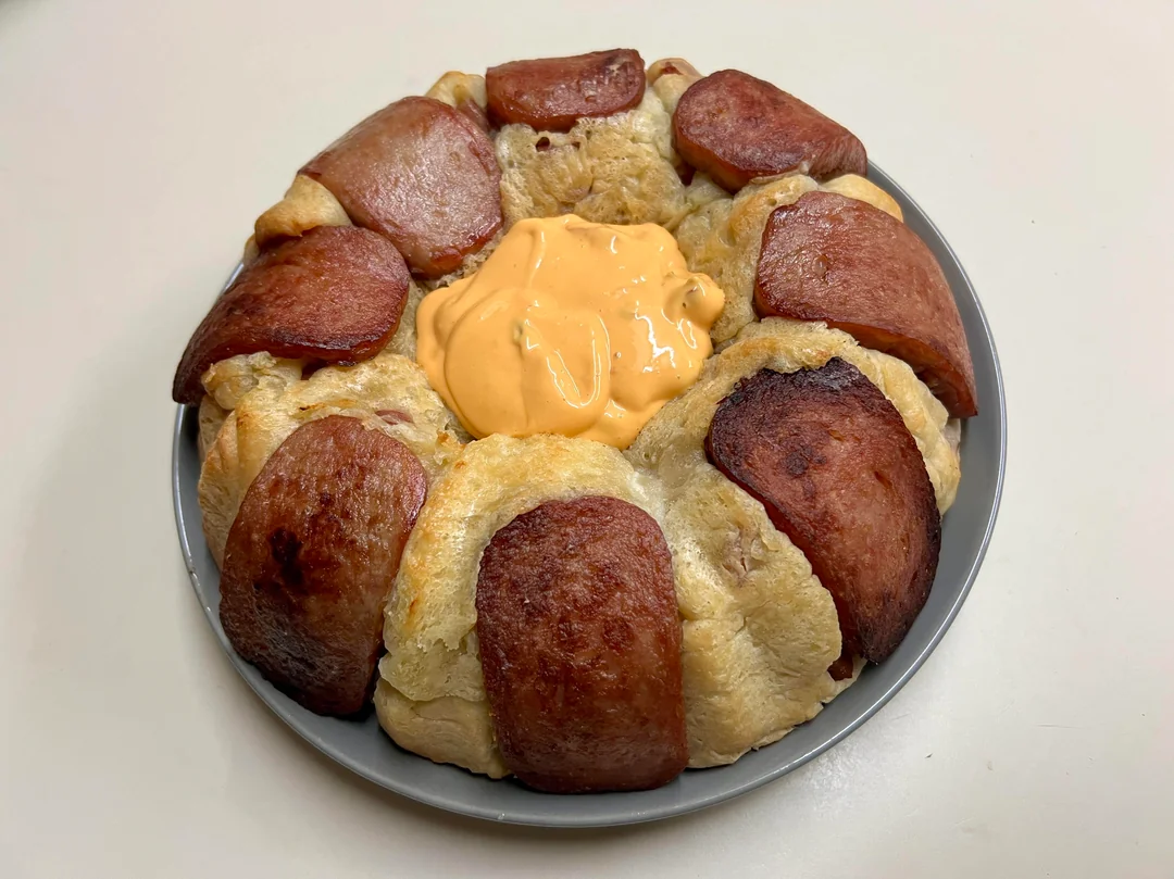 Spam upside-down pie