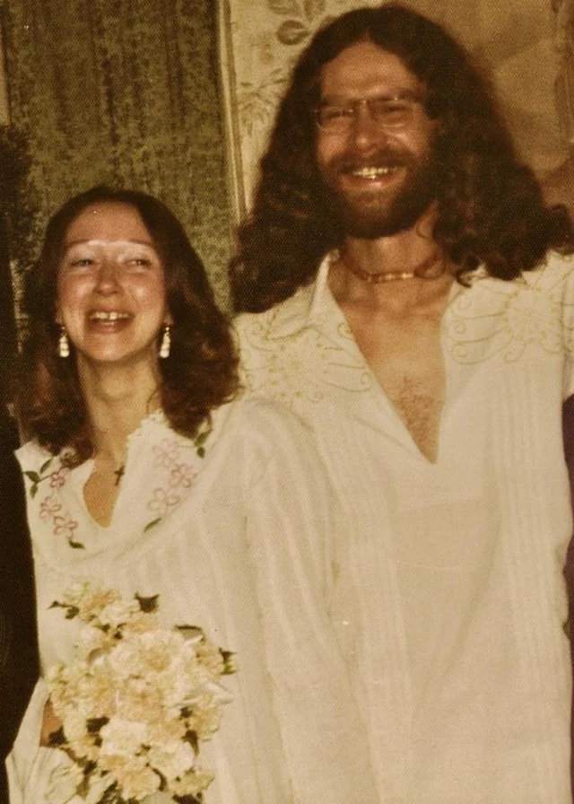 Flower power couple.