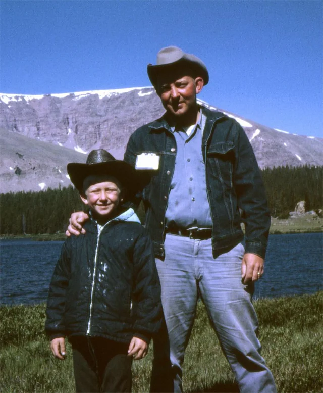 Cowboy and little cowboy.
