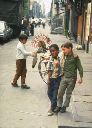Playing around in the streets.