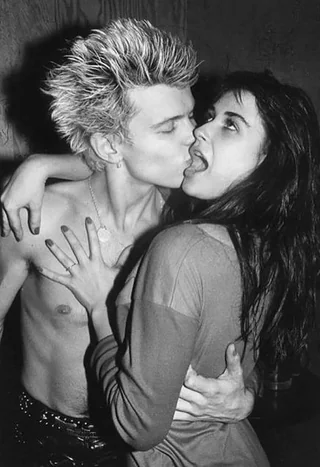 Billy Idol and Demi Moore, Hollywood cool.