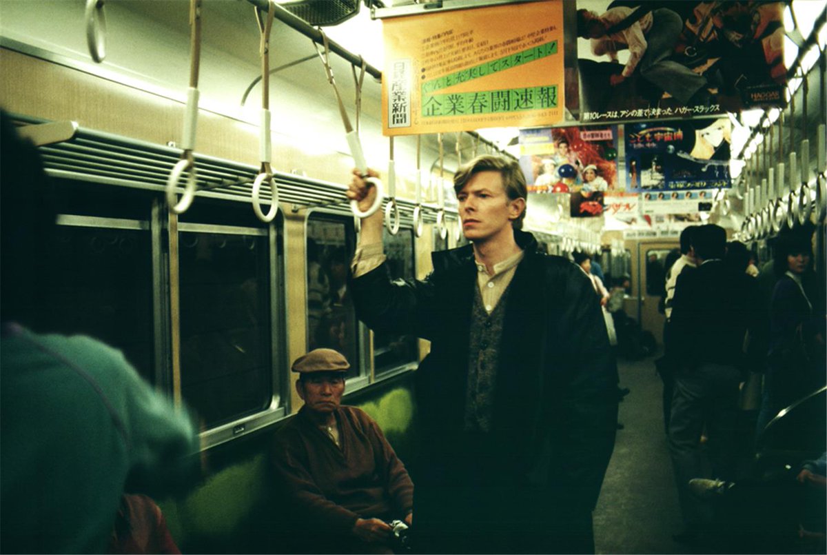 During the Heroes period in the Japan subway, moving through the world like a chameleon in motion.