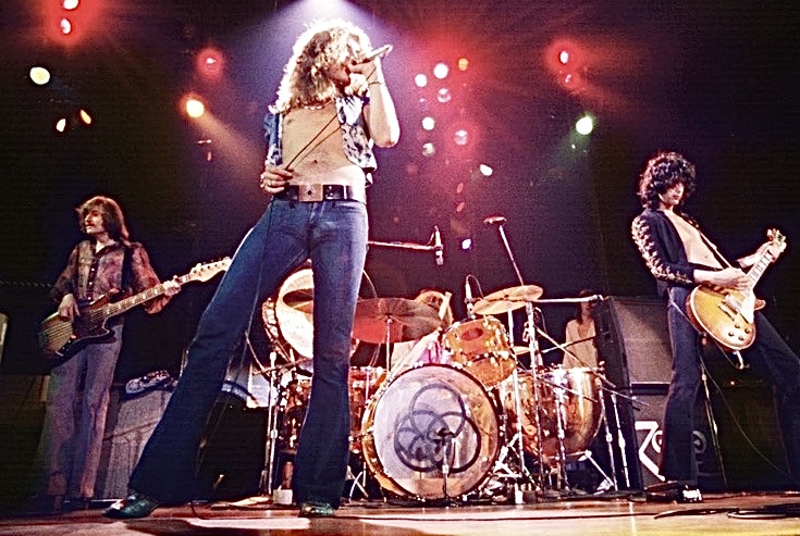 Led Zeppelin 1973: Volume at 11, Shirts Optional