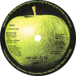 "Live and Let Die" - Paul McCartney & Wings