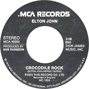 "Crocodile Rock" - Elton John