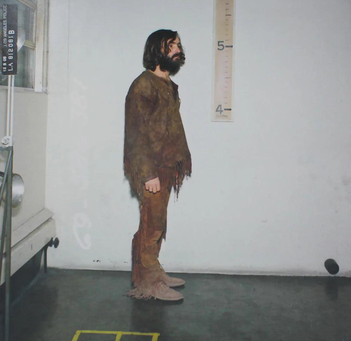 Charles Manson’s Booking Photo, 1969