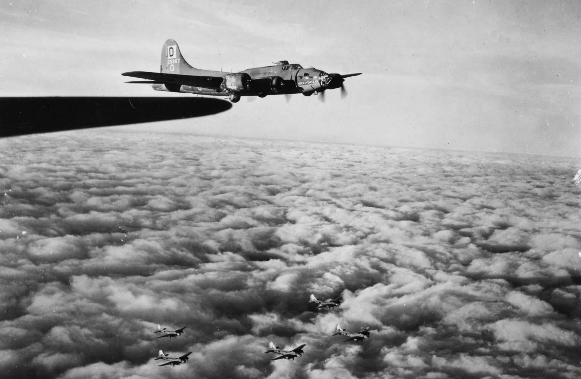 B-17 "Alice from Dallas" Over Germany, July 29, 1943