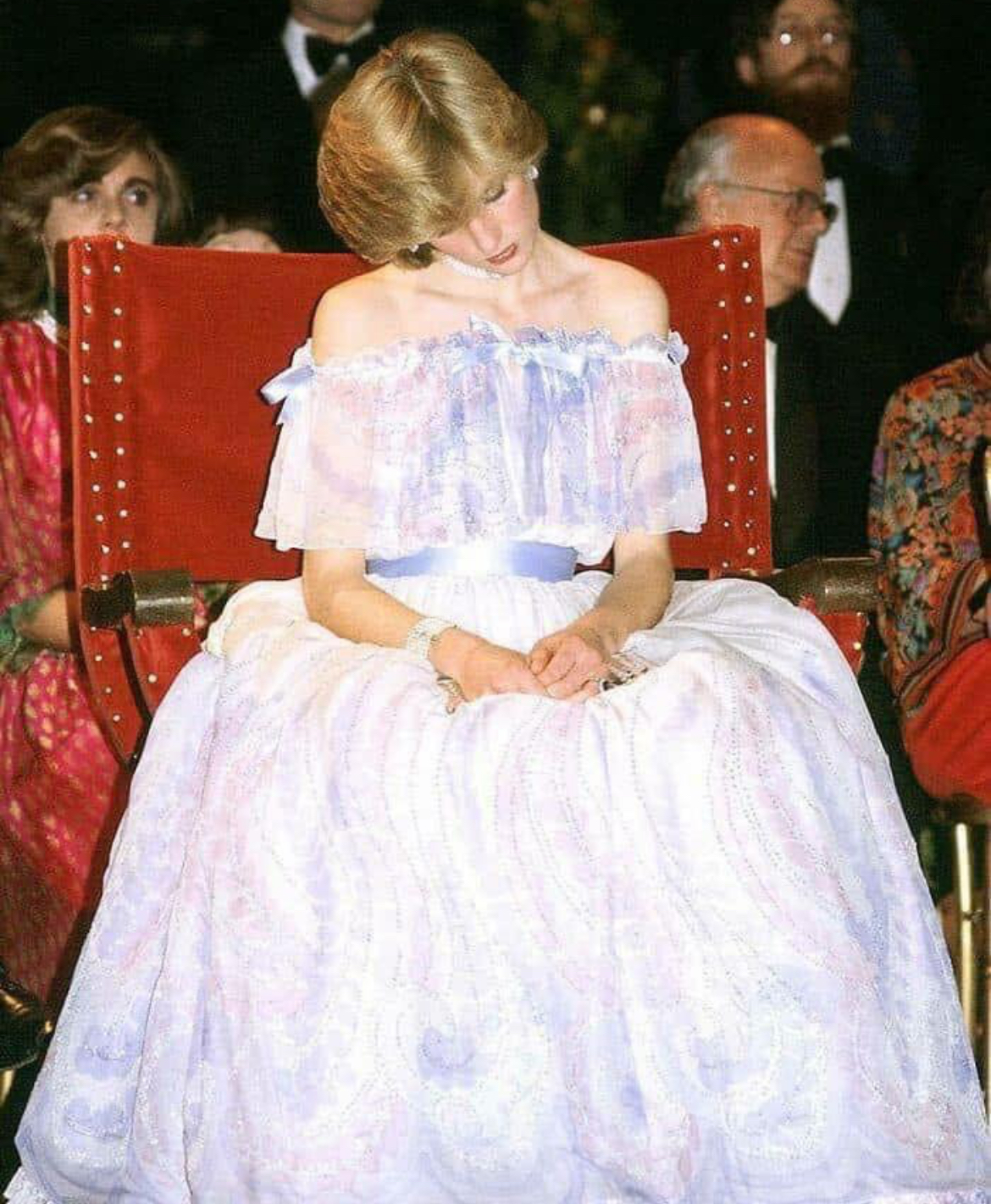 Princess Diana Asleep at an Event, 1981