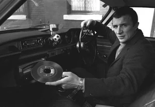 Back when your car stereo literally spun records.