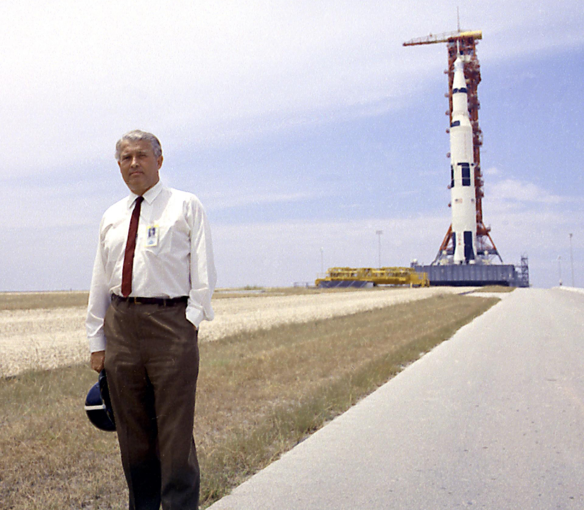 Wernher von Braun and the Saturn V: July 1, 1969