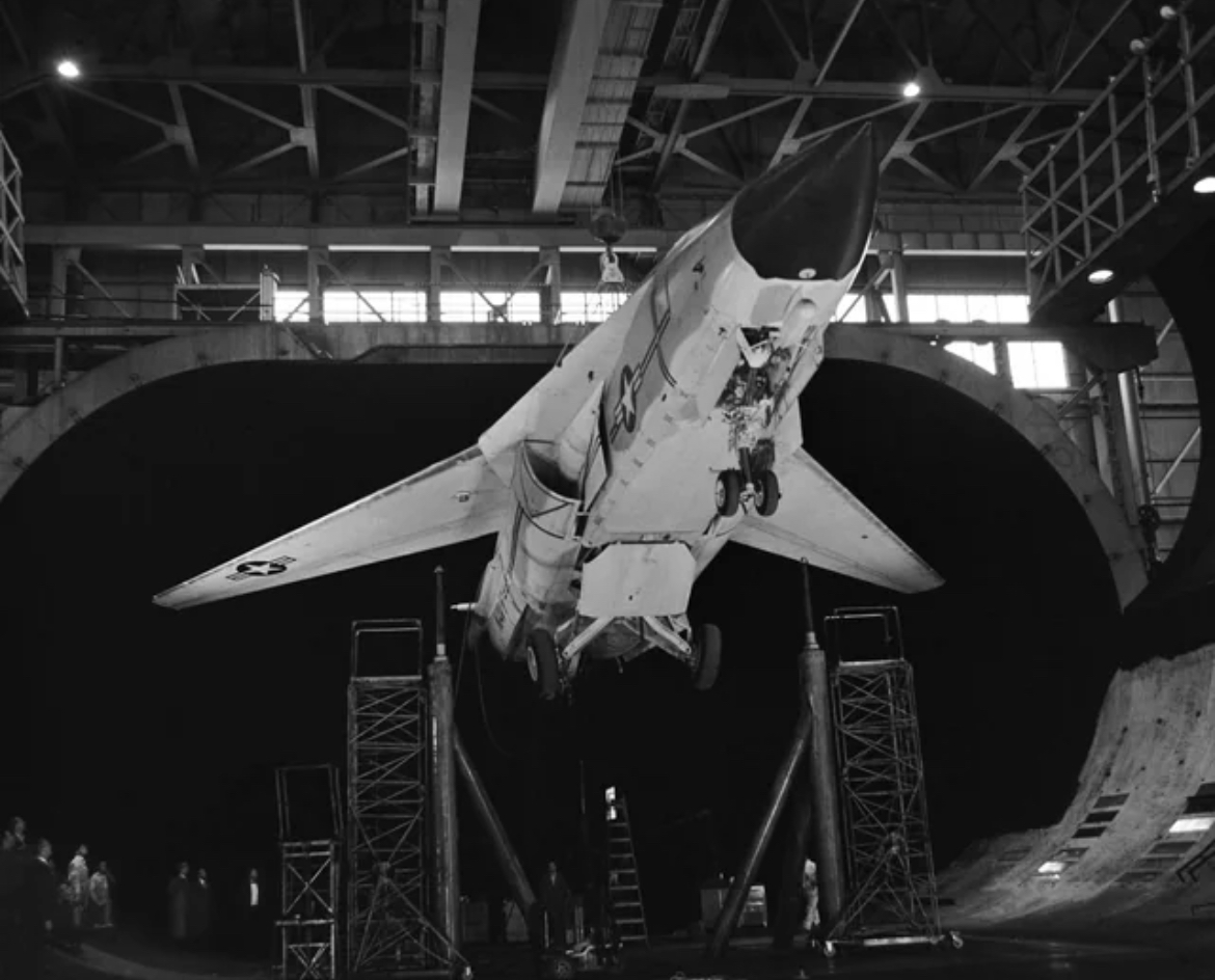 F-111B in Wind Tunnel Testing: February 6, 1969