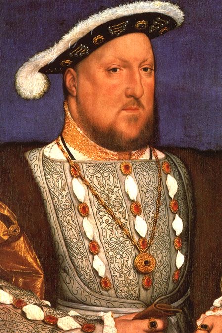 Henry VIII with a turkey leg