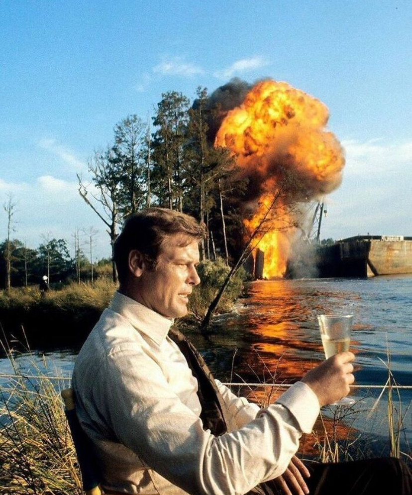 Roger Moore’s First Day on the Job: 007 But Make It Groovy