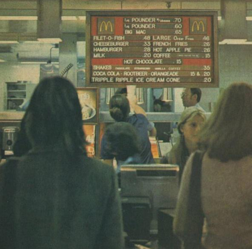 McDonald’s Menu in ‘73: No McNuggets, No Problem