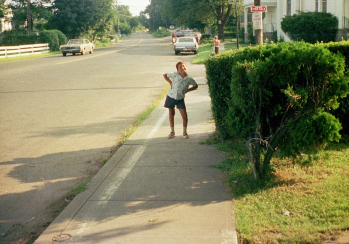 Kid on the Sidewalk Acting Like He Had a Whole Netflix Special