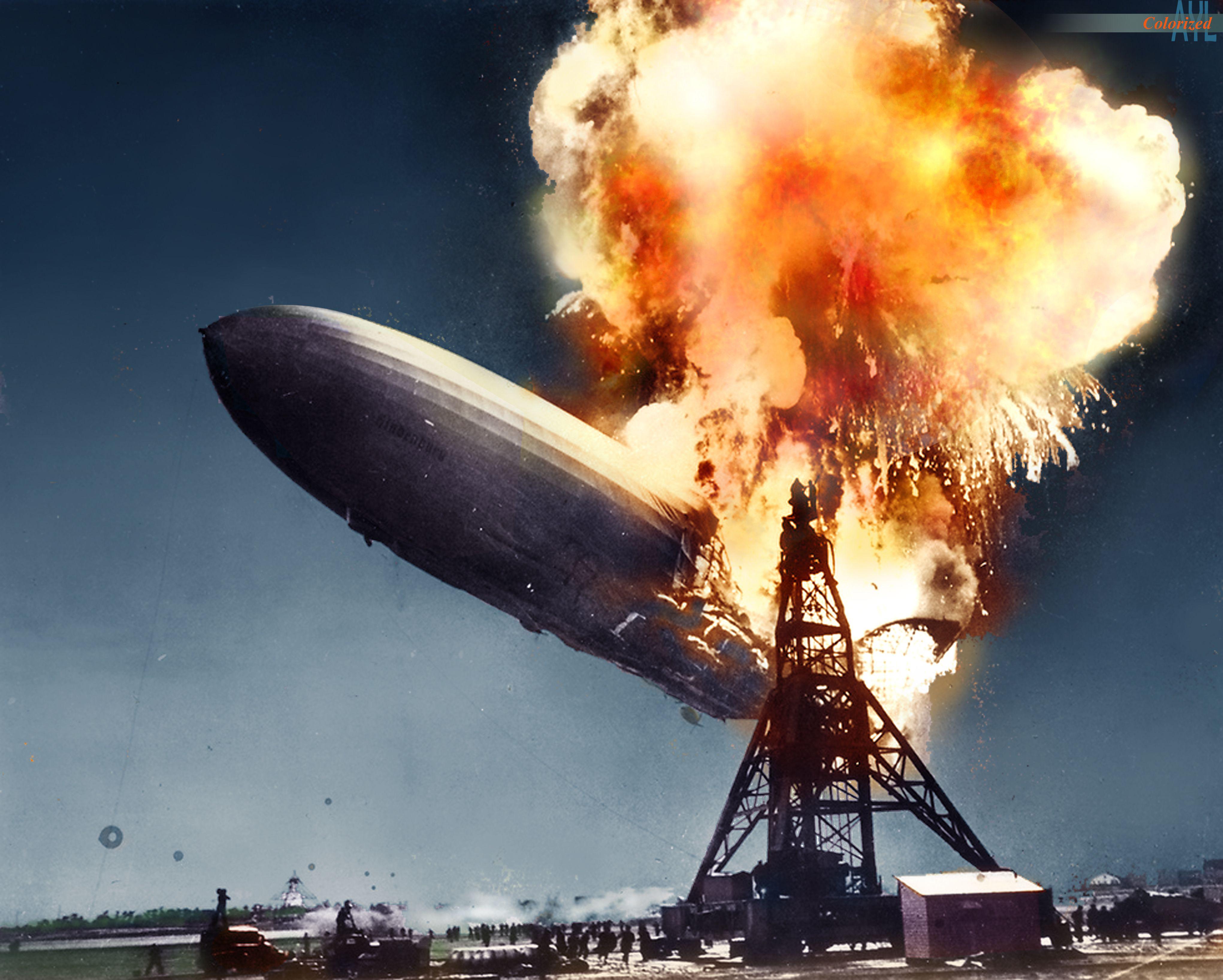 The Hindenburg disaster, 1937