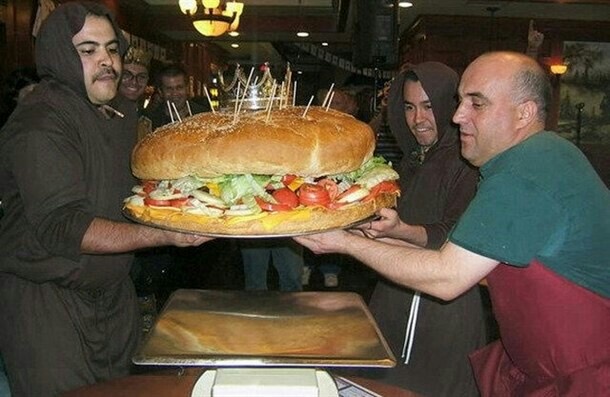 Burgers Bigger Than Your Head (And IQ)