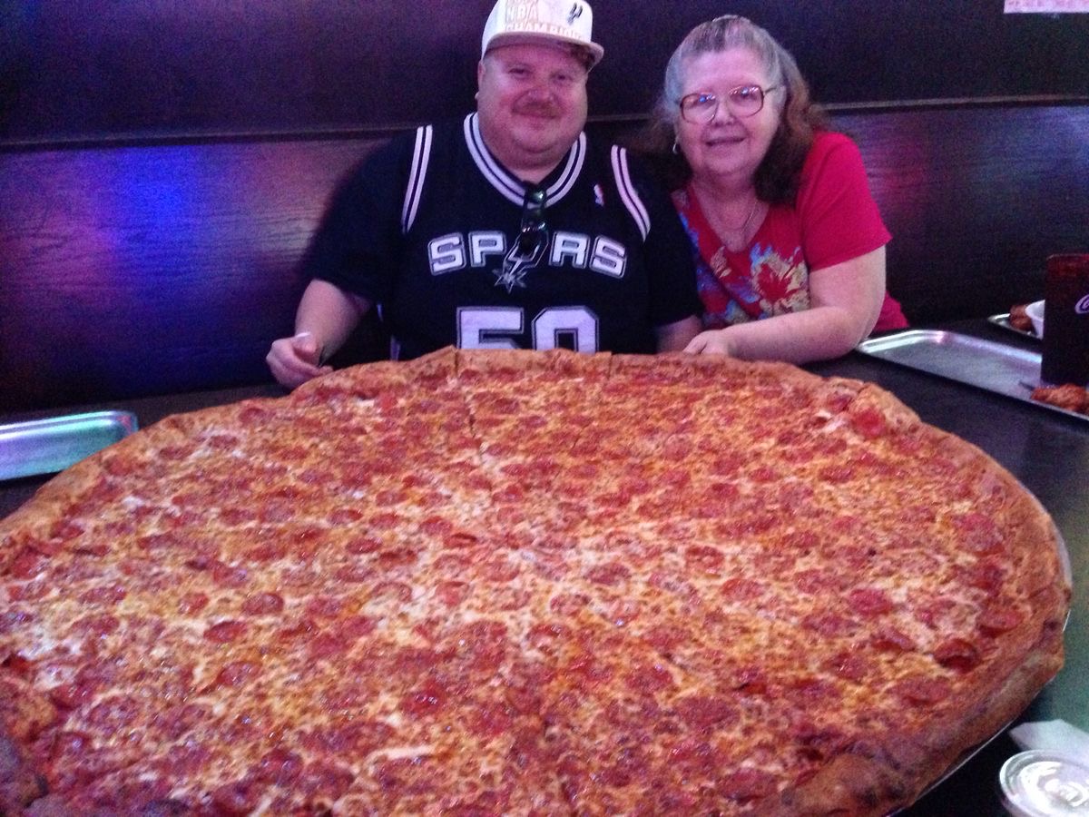 This Pizza Could Feed a Village… Or Uncle Bob and Aunt Susy