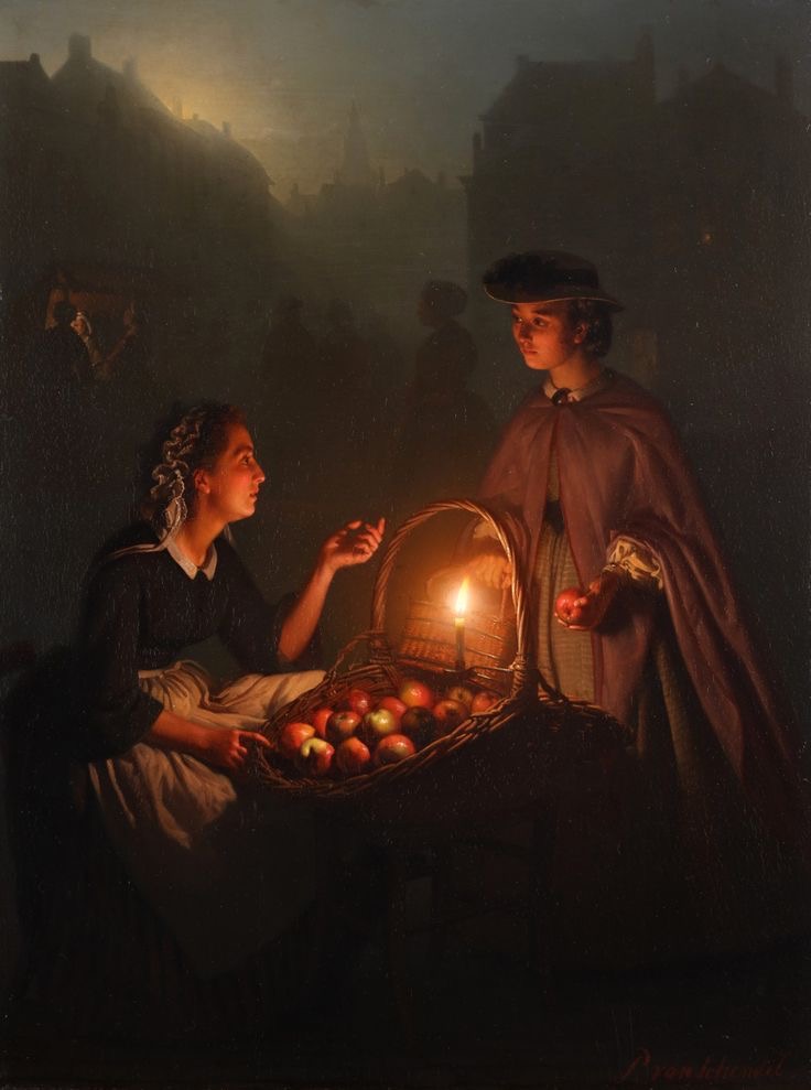 The Apple Seller’s Hour (Petrus van Schendel)