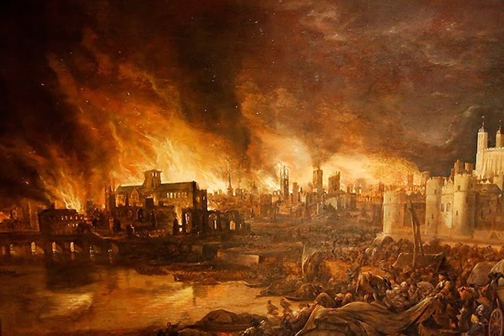 The Great Fire of London (Sept 2, 1666)