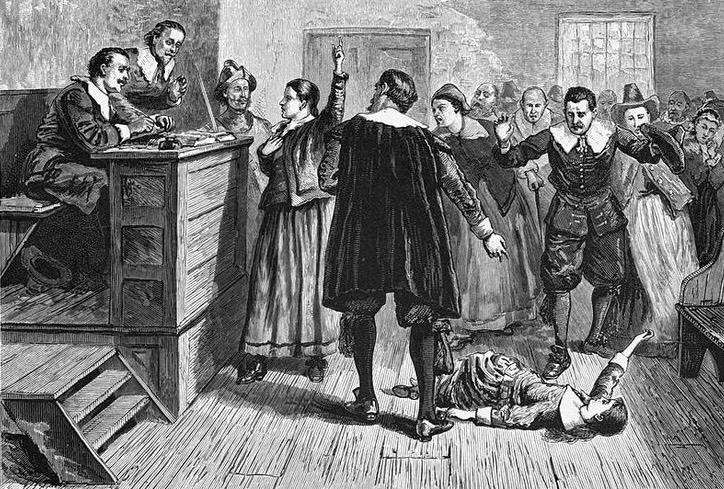 Salem Witch Trials Arrests (March 1692, many late at night)