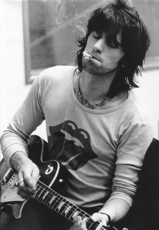 Keith Richards had a full blood transfusion