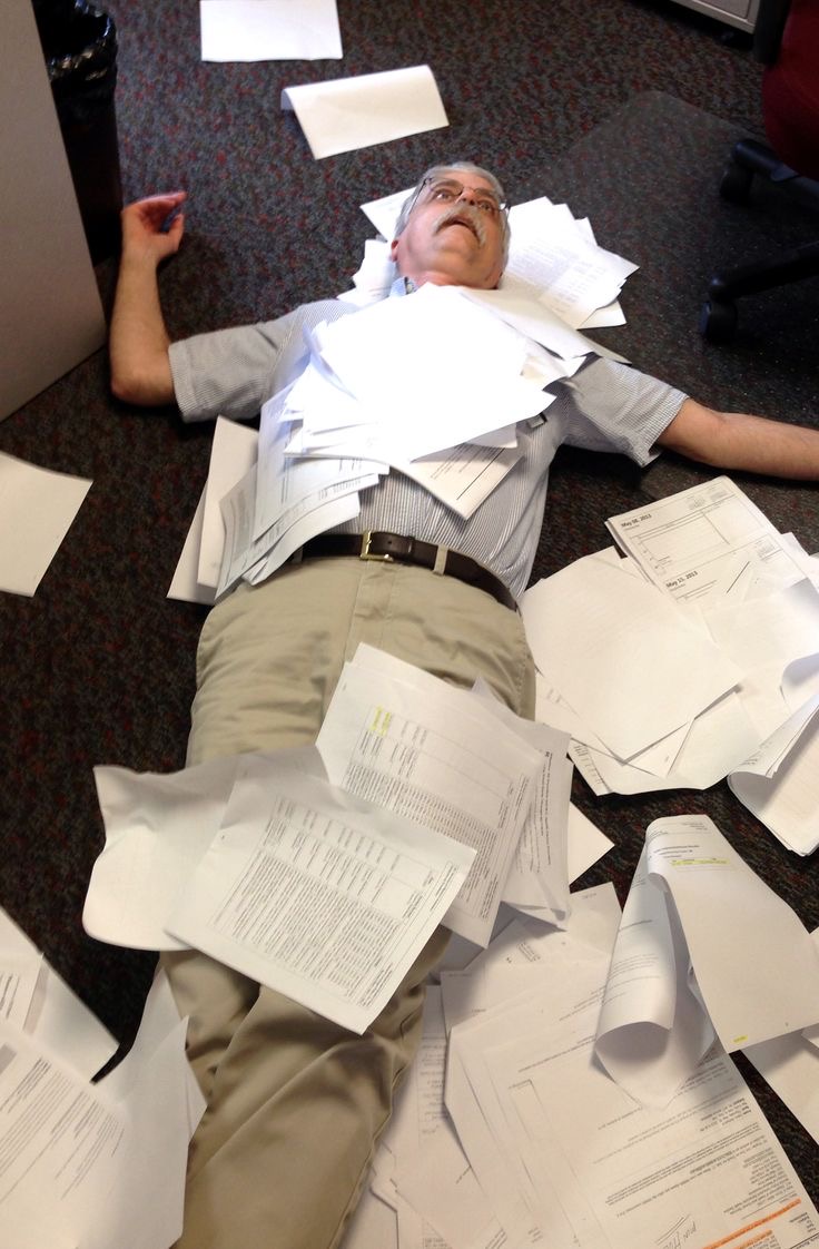 Drowning in Paperwork (Literally)