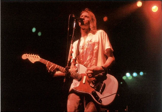 Kurt Cobain from Nirvana in March 1, 1994