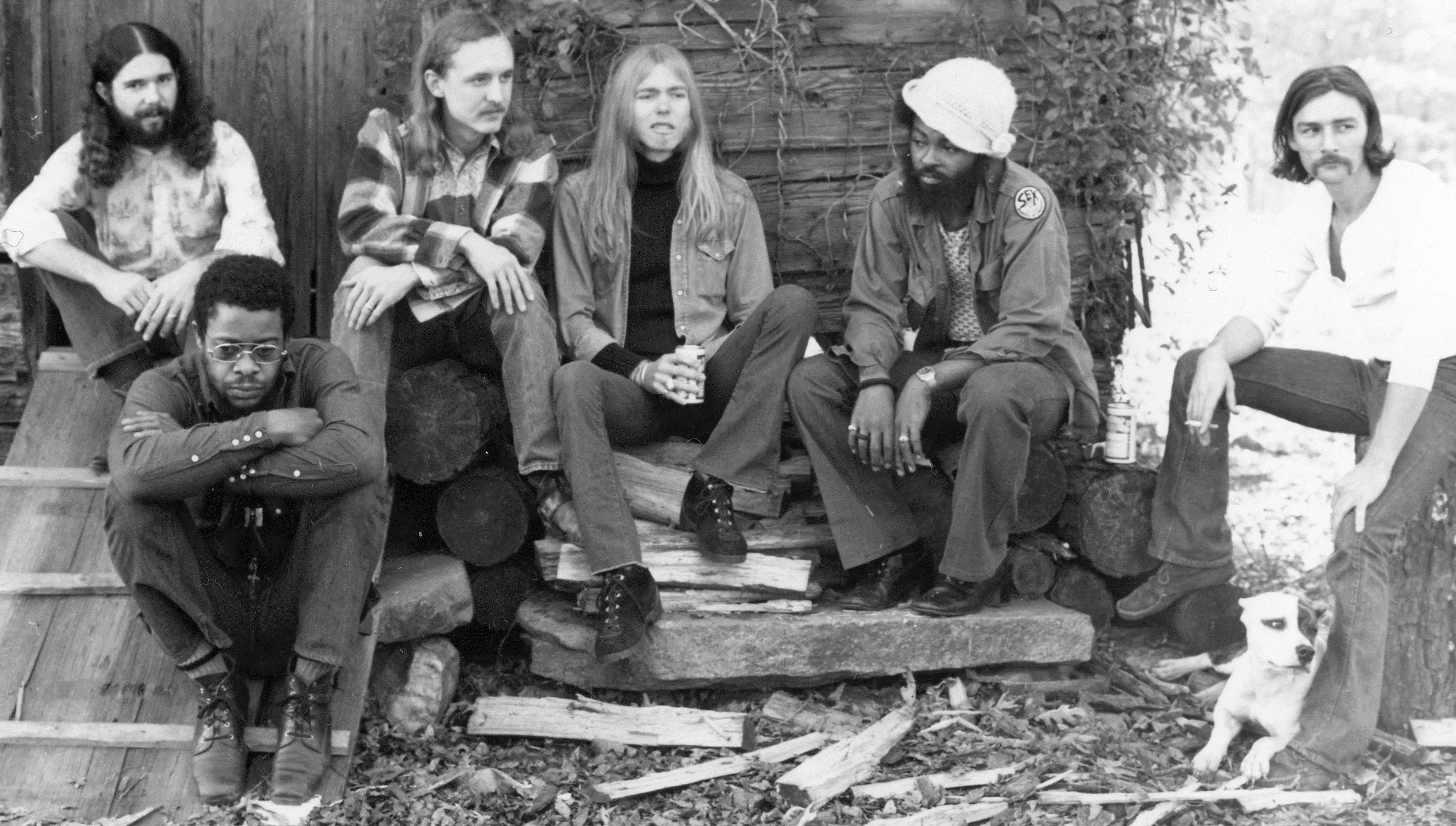 The original Allman Brothers Band lineup in 1969.
